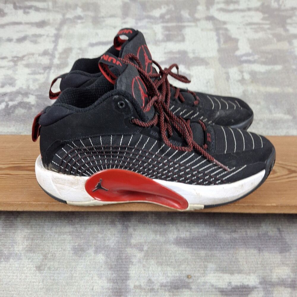 Nike Air Jordan Jumpman 2021 Bred Black University Red Basketball Shoes Men’s 9